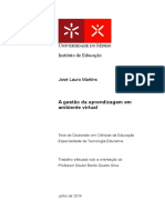 A Gestão Da Aprendizagem em Ambiente Virtual PDF