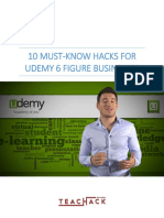 10 Must-Know Hacks For Udemy 6 Figure Businesses