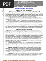 February 27, 2007 - HOPE Coalition Newsletter ~ Humboldt Organized for People and the Environment