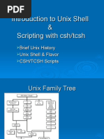 Unix Shell Programming Workshop