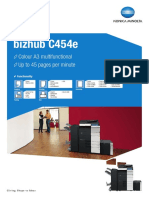 Bizhub c454e Datasheet v2