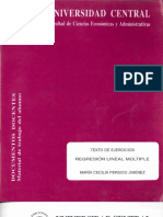 Texto de Ejercicios Regresion Lineal Multiple PDF