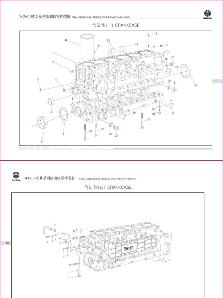 WD615 欧Ⅱ系列柴油机零件图册.compressed PDF | PDF