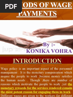 Wage Payment