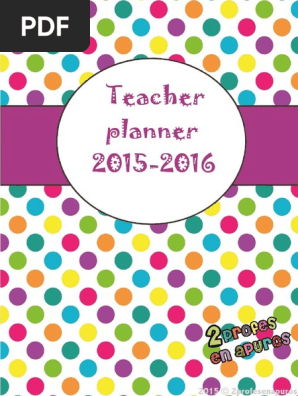 Teacher Planner
