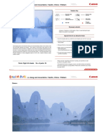 Li Jiang and Mountains / Guilin, China: Pattern: Parts: Eight A4 Sheets No. of Parts: 34