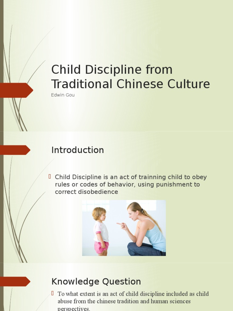 Chinese Discipline vs. Child Abuse | PDF | Child Abuse | Interpersonal ...