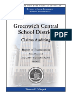Greenwich Central School District: Claims Auditing