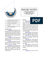 2016 House Notes Regular Session Week 3