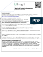 International Journal of Quality & Reliability Management: Article Information