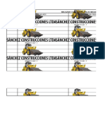 Preoperacionales Maquinaria y Equipo de Construccion y Mineria