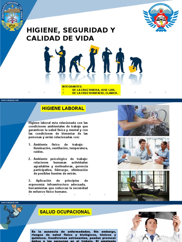 Higiene, Seguridad y Calidad de Vida (RRHH) | Descargar gratis PDF | La ...