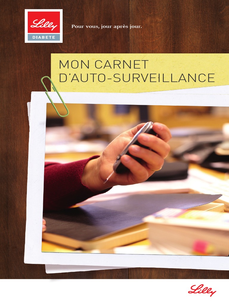 Carnet Autosurveillance Diabete PDF Diab te De Type 2 Hypoglyc mie