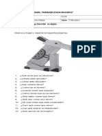 Guìa Evaluada de Descripciòn de Un Objeto