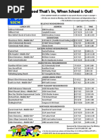 SICM - Schedule by Neighborhood