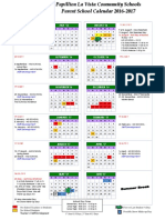 2016-17 Parent Calendar