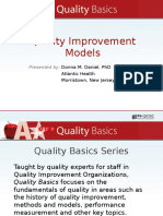 8923333Quality Improvement Models Presented by Donna m Daniel Phd1401