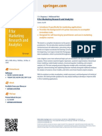 R For Marketing Research and Analytics: Printed Book