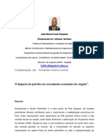 Impacto Do Petroleo No Crscimento Economico de Angola