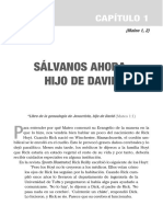 Sálvanos Ahora, Hijo de David: Capítulo 1