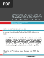 Similitude Do Estatuto Da Criança e Do Adolescente
