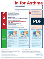 22 First Aid Asthma Chart PDF
