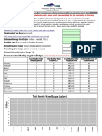 Lawn Irrigation Calculator