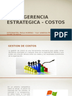 Gerencia Estrategica - Costos