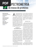 Artigo Espectrometira de Massa de Proteínas Revista Biotecnologia