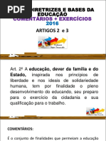 Lbd Comentada Art 2 e 3