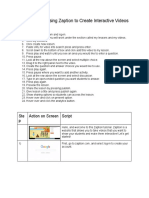 Screencasting Planning