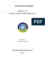 Modul 7 Dasar Adobe After Effects