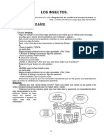 Actividades para El Manejo de Los Insultos