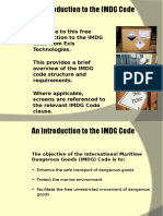 Introduction to IMDG Code