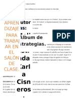 Álbum de Estrategias