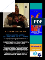 Boletin Semestral Red Afro en 1er Aniversario Cumbre