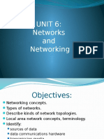 Unit 6: Networks and Networking