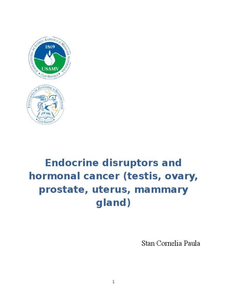 Endocrine Disruptors and Cancer Risks | PDF | Hormone | Biology