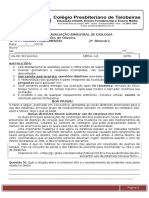 22avaliação 2º Bimestre 2ª Etapa 2016 8º Ano Respostas