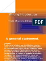 Writing Introduction