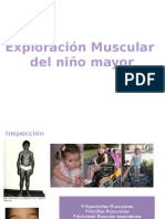 Exploración Muscular Del Nino Mayor