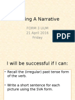 Form 3 Writing Narrative Sample