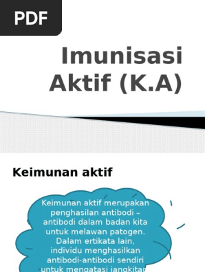 Imunisasi Aktif Pdf