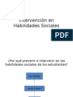 Intervención en Habilidades Sociales