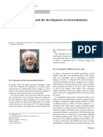 Development of Electrochemistry and Fuel Cells