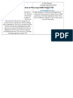 A Reflection On Why Large Public IT Projects Fail - Kjetil Mark Thompson S Chapter