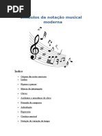 Símbolos Da Notação Musical Moderna