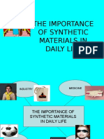 9.7 (b) Importance of Synthetic Materials