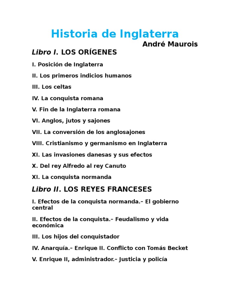 Historia de Inglaterra PDF Inglaterra Isabel I de Inglaterra