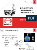 Hino Motors Philippines Corporation: Basic Sciences